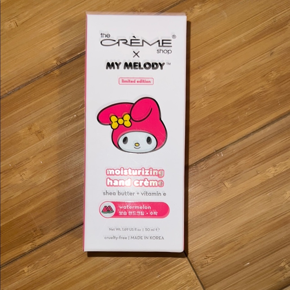 New my melody crème shop hand cream